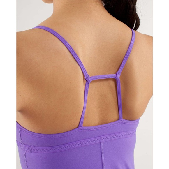 Lululemon Live Lightly Tank in Power Purple White Size 6 Gym‎ Athletic Sporty - Picture 5 of 16